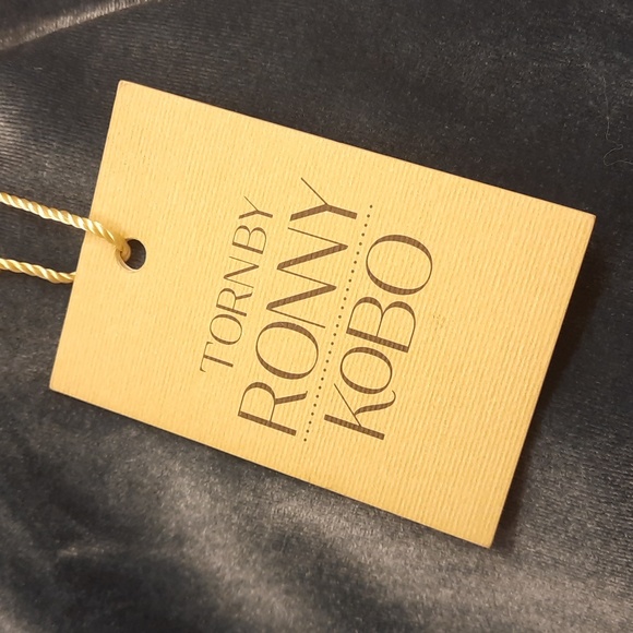 NWT, Torn by Ronny Kobo Ricki Velvet Peplum Top - Picture 11 of 14